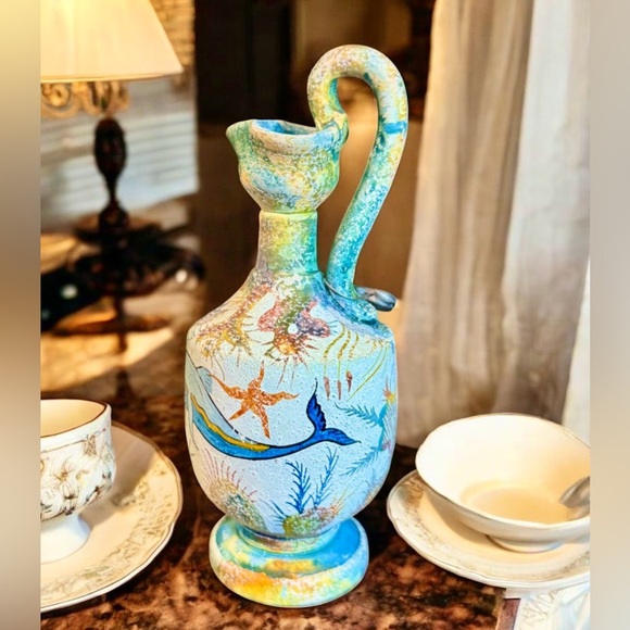 Minoan Style (c.1500 B.C.) Handmade Greek Jug Vase - Picture 7 of 13